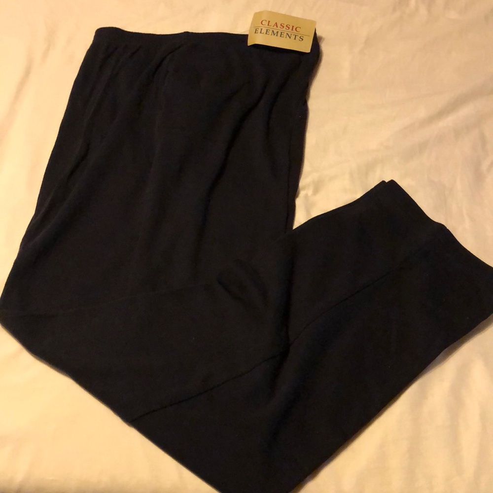 NWT Classic Elements Pamela Pant Average Core Black Size L